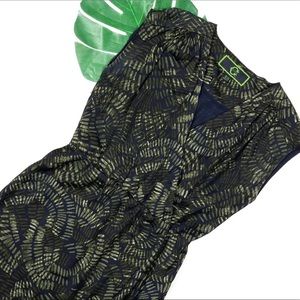 C. Wonder Silky Faux Wrap Dress